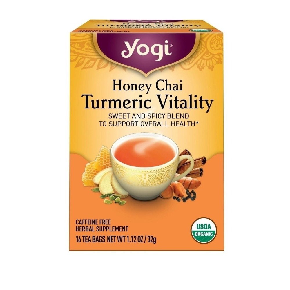 Yogi Tea Honey Chai Turmeric Vitality 16 count